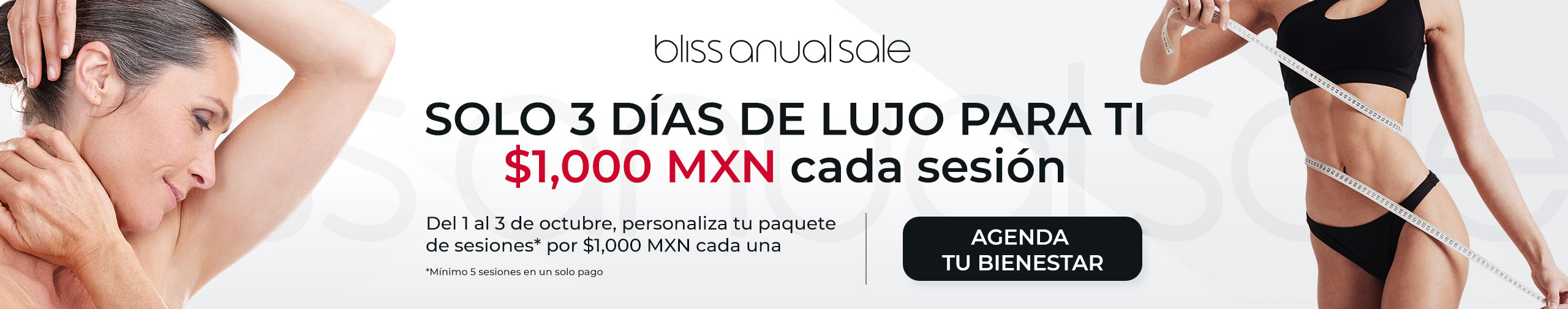 bliss anual sale octubre